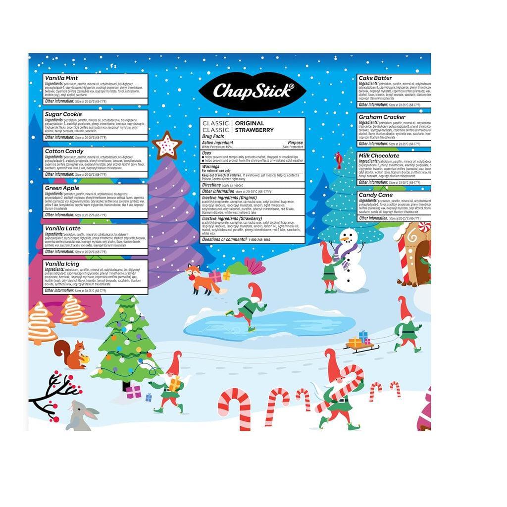 Holiday Lip Balm Countdown Set