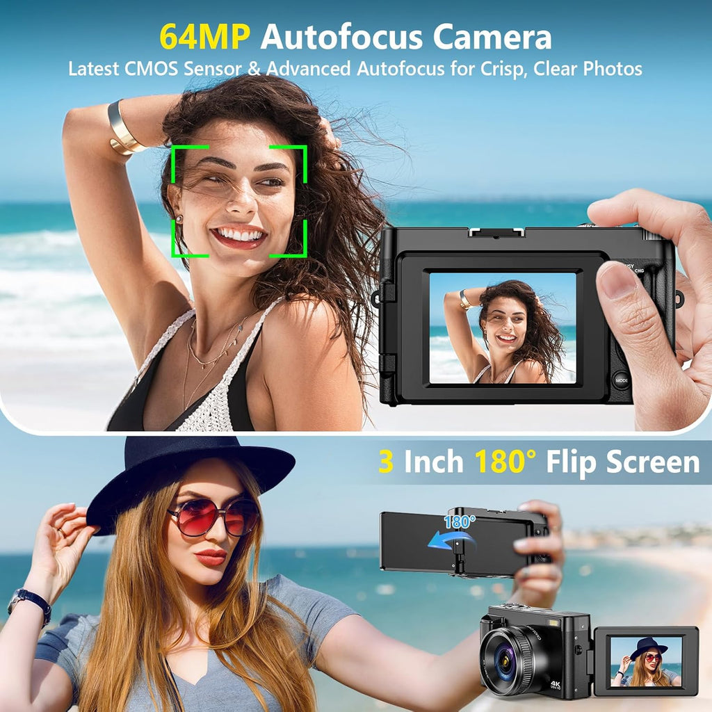 SnapSmart Vlog Camera