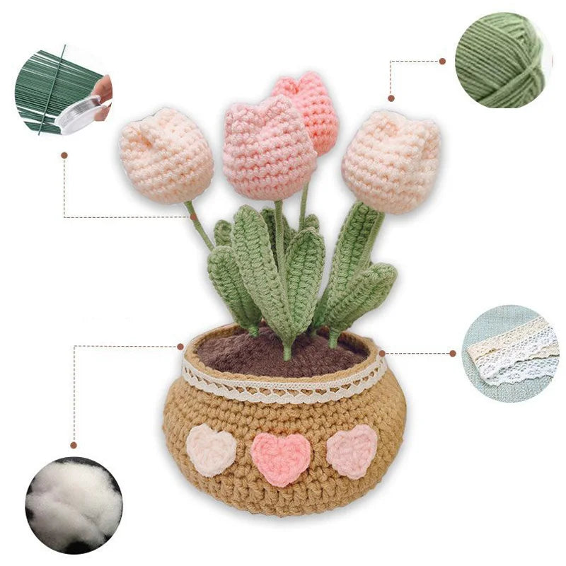 Flower Crochet Fun Kit