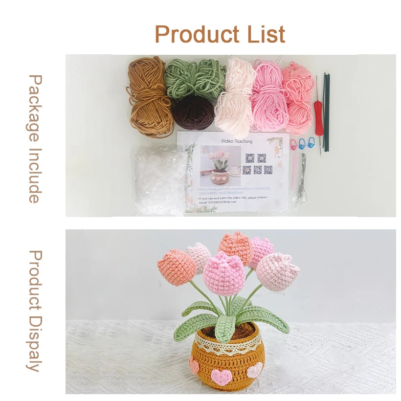 Flower Crochet Fun Kit