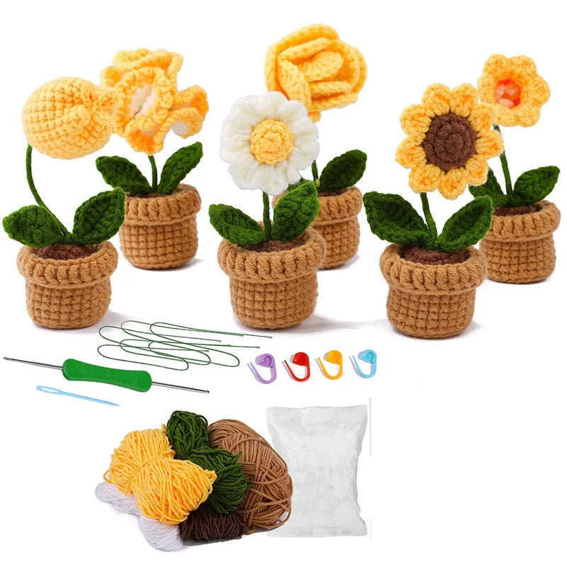 Flower Crochet Fun Kit