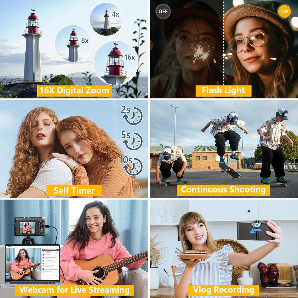 SnapSmart Vlog Camera