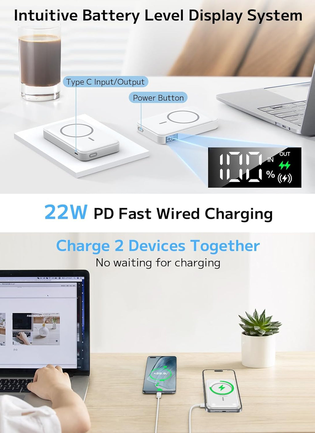 Slim Magnetic Power Bank